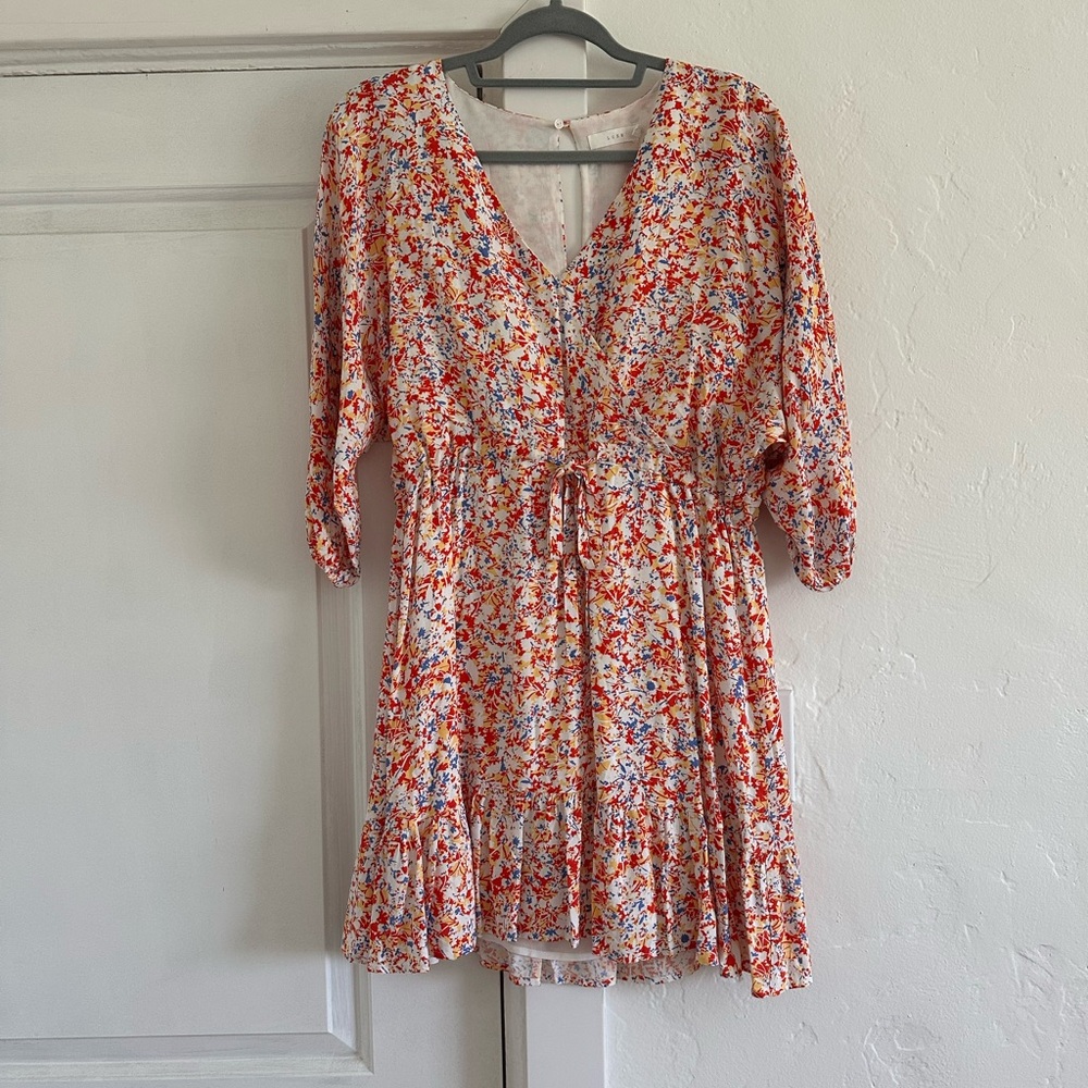 Floral V-Neck Dress
